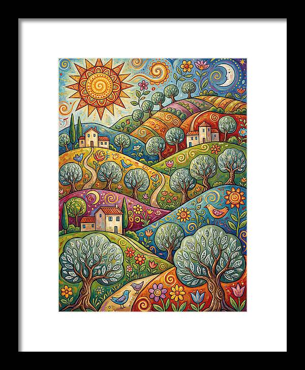 Olive Oil Landscape Delight