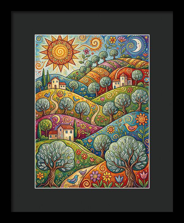 Olive Oil Landscape Delight