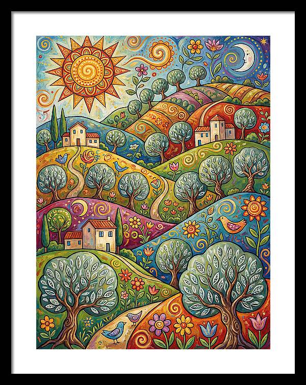 Olive Oil Landscape Delight
