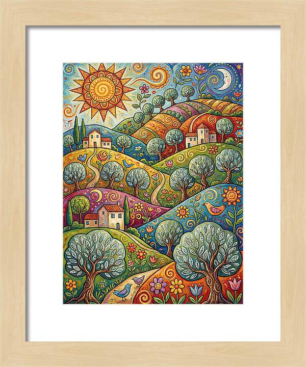 Olive Oil Landscape Delight