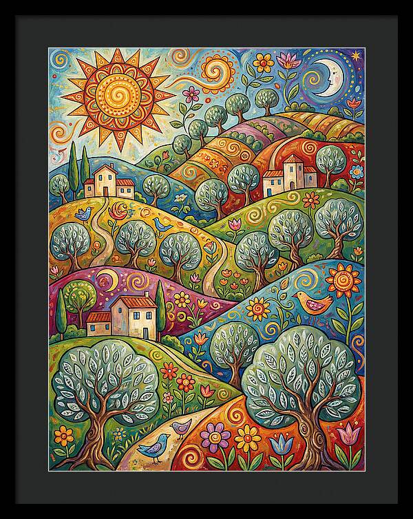 Olive Oil Landscape Delight