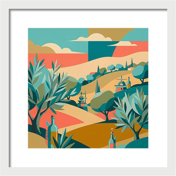 Olive Oil Landscape Harmony