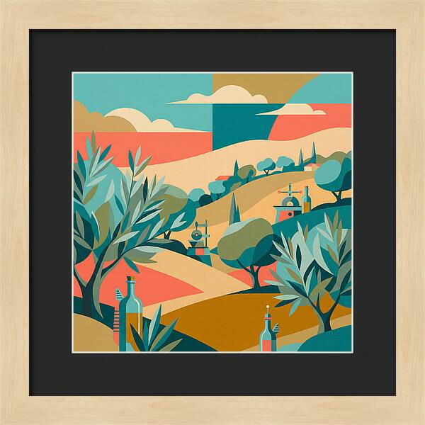 Olive Oil Landscape Harmony