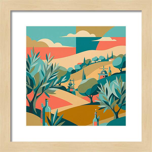 Olive Oil Landscape Harmony