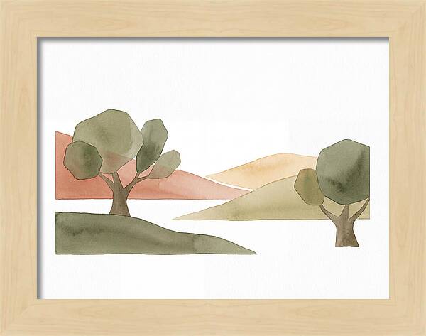 Olive Oil Landscape Serenity
