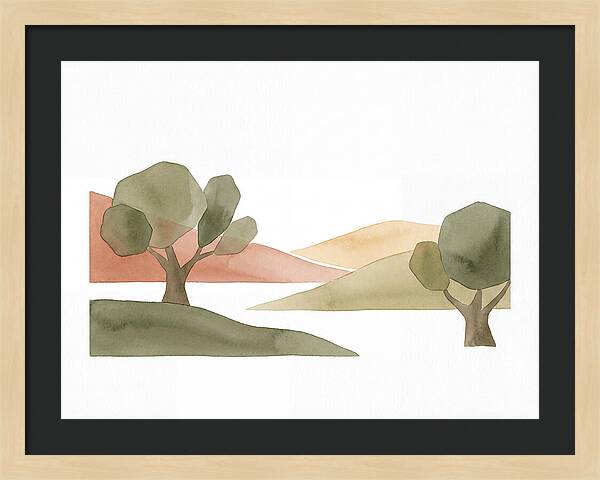 Olive Oil Landscape Serenity
