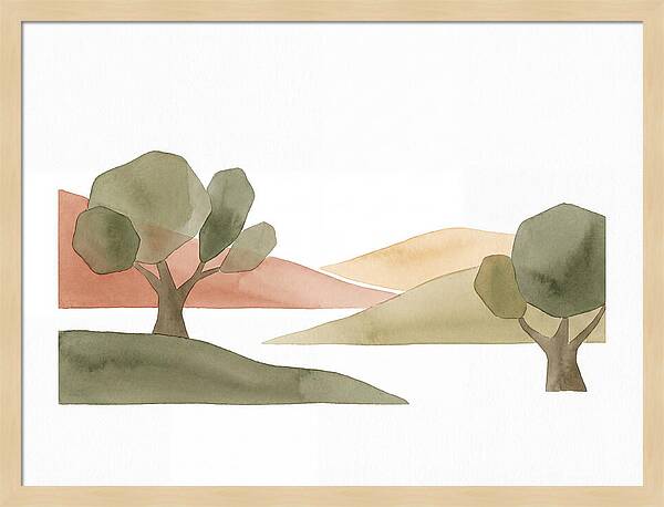 Olive Oil Landscape Serenity