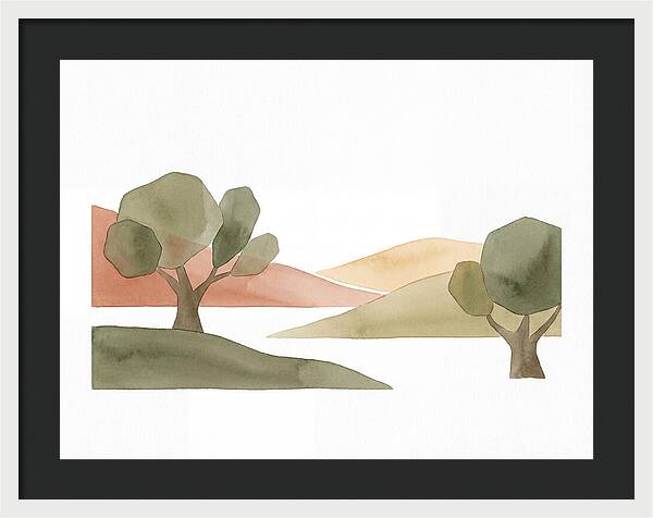 Olive Oil Landscape Serenity