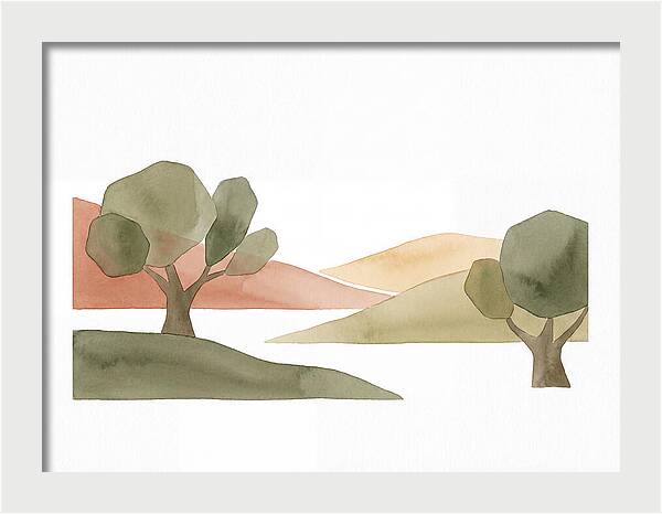 Olive Oil Landscape Serenity