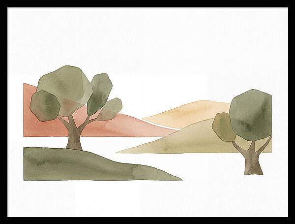 Olive Oil Landscape Serenity