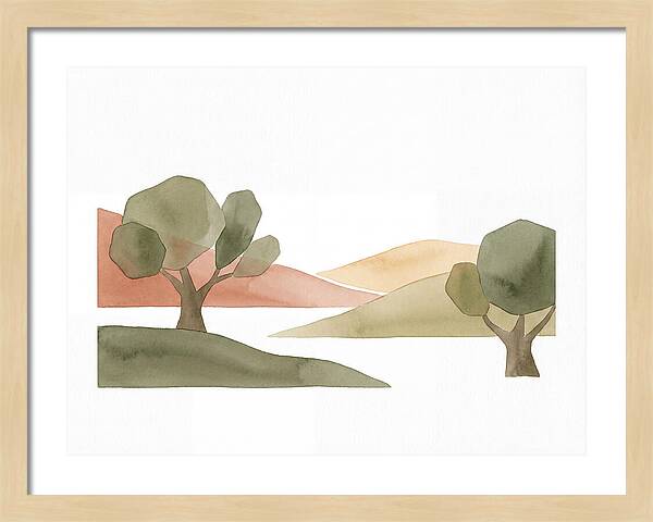 Olive Oil Landscape Serenity