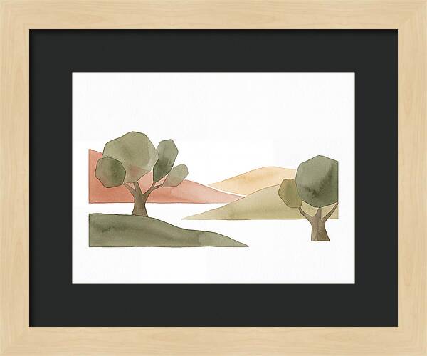 Olive Oil Landscape Serenity
