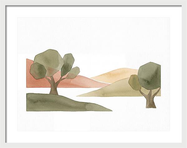 Olive Oil Landscape Serenity