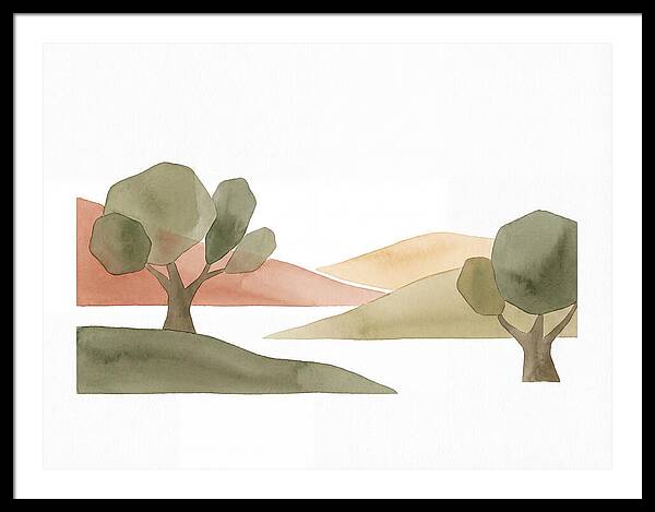Olive Oil Landscape Serenity