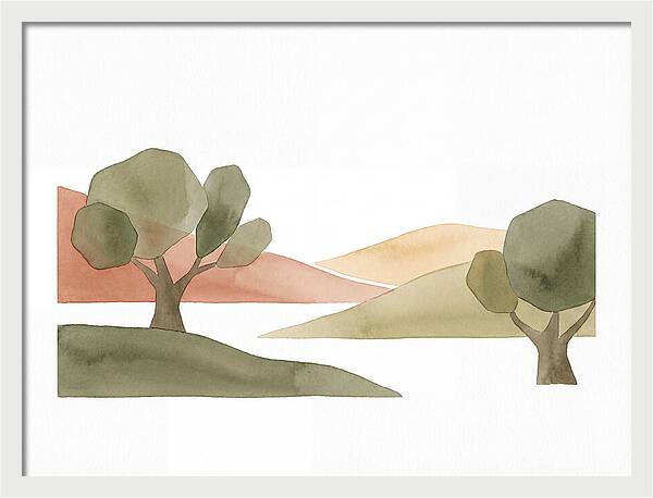 Olive Oil Landscape Serenity