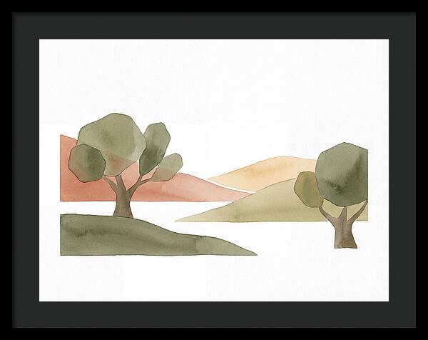 Olive Oil Landscape Serenity