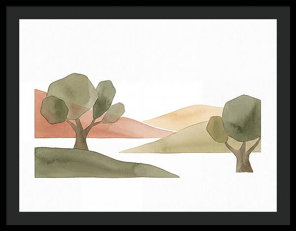 Olive Oil Landscape Serenity
