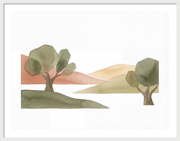 Olive Oil Landscape Serenity