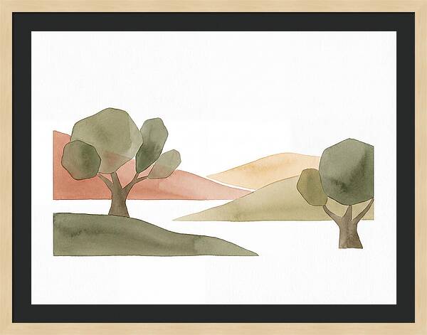 Olive Oil Landscape Serenity
