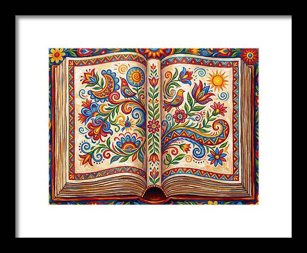 Open Book Of Folk Art