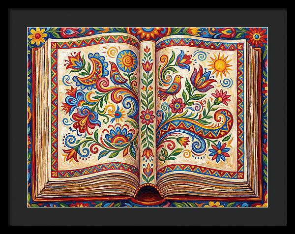Open Book Of Folk Art