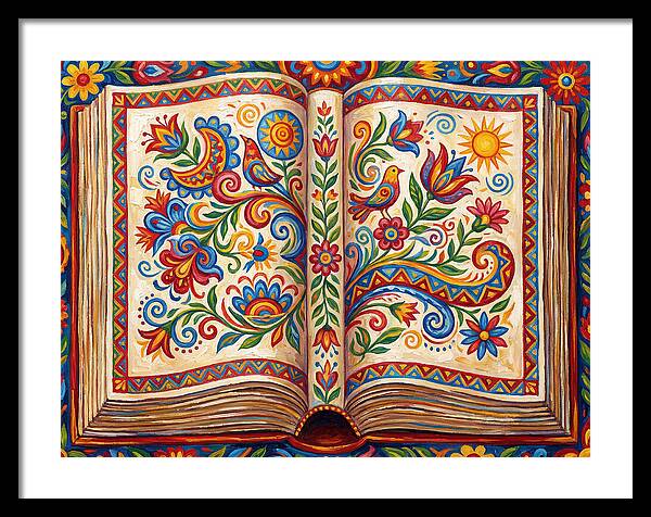 Open Book Of Folk Art