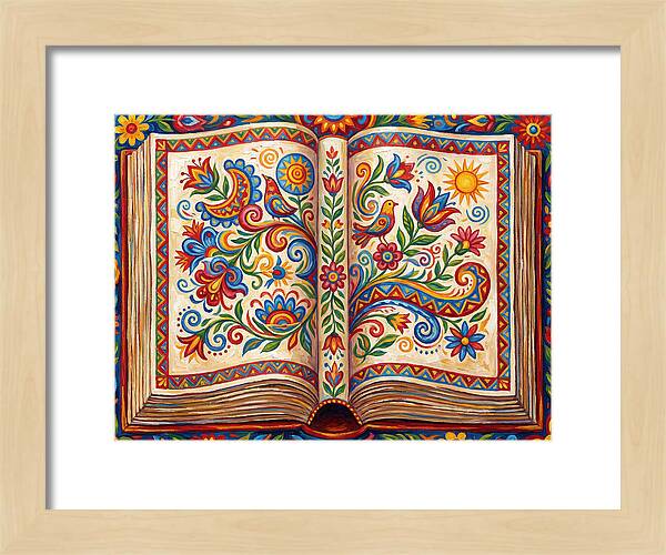 Open Book Of Folk Art