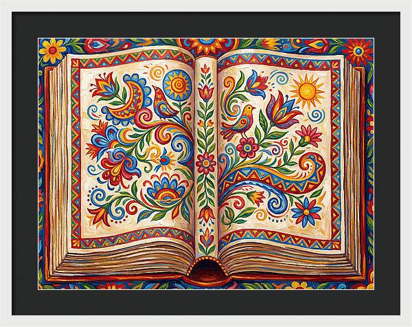 Open Book Of Folk Art