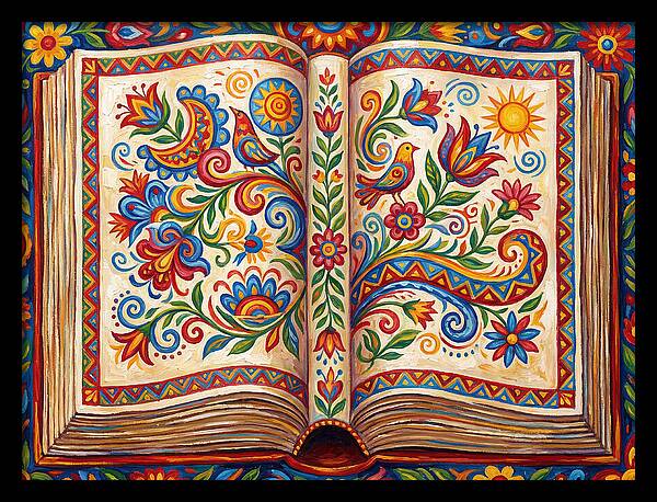 Open Book Of Folk Art