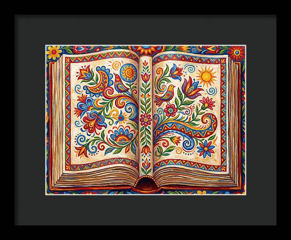 Open Book Of Folk Art