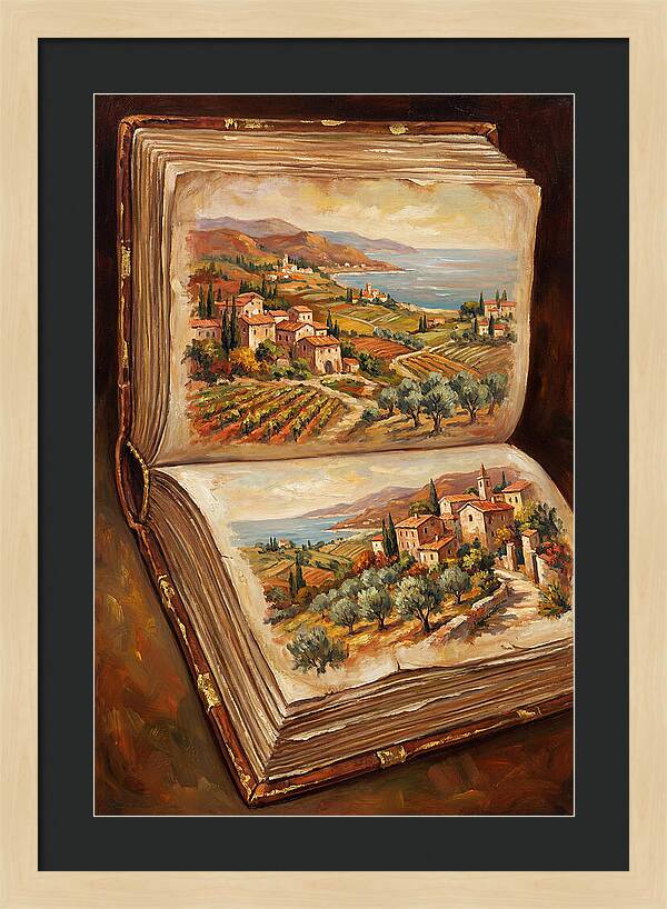 Open Book Of Mediterranean Landscapes