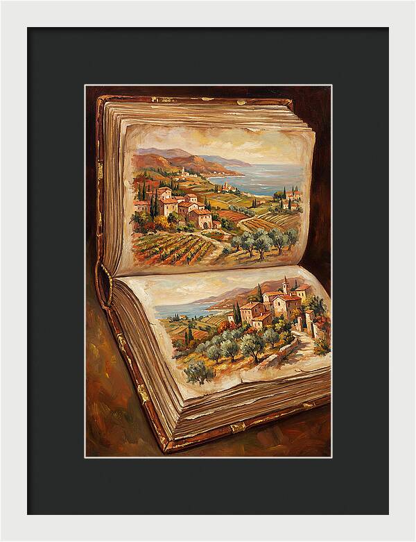 Open Book Of Mediterranean Landscapes