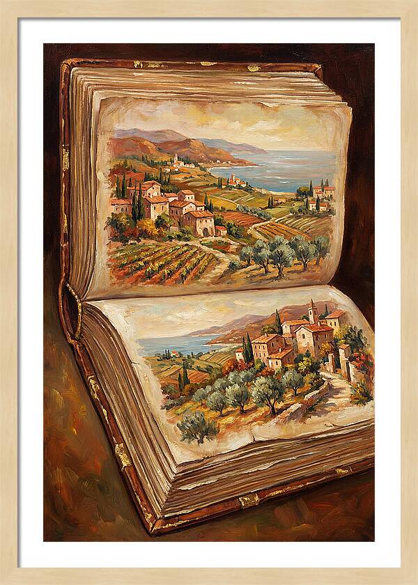 Open Book Of Mediterranean Landscapes