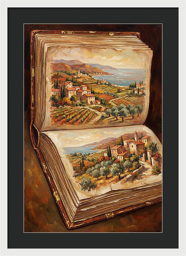 Open Book Of Mediterranean Landscapes