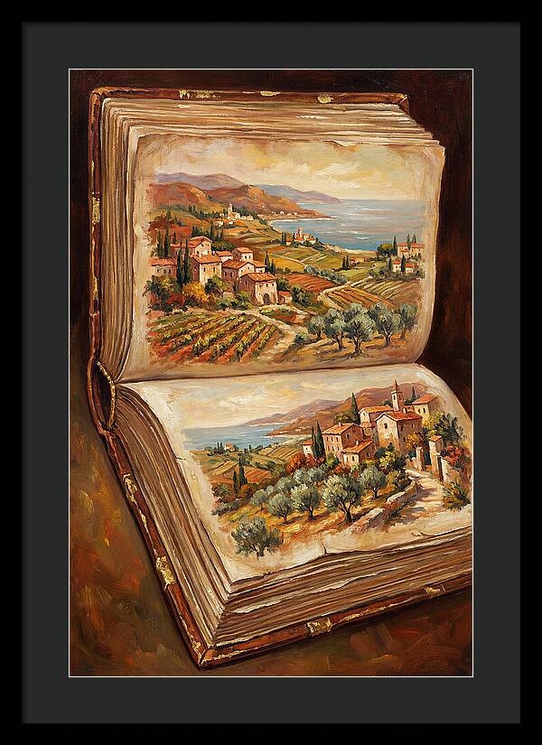Open Book Of Mediterranean Landscapes