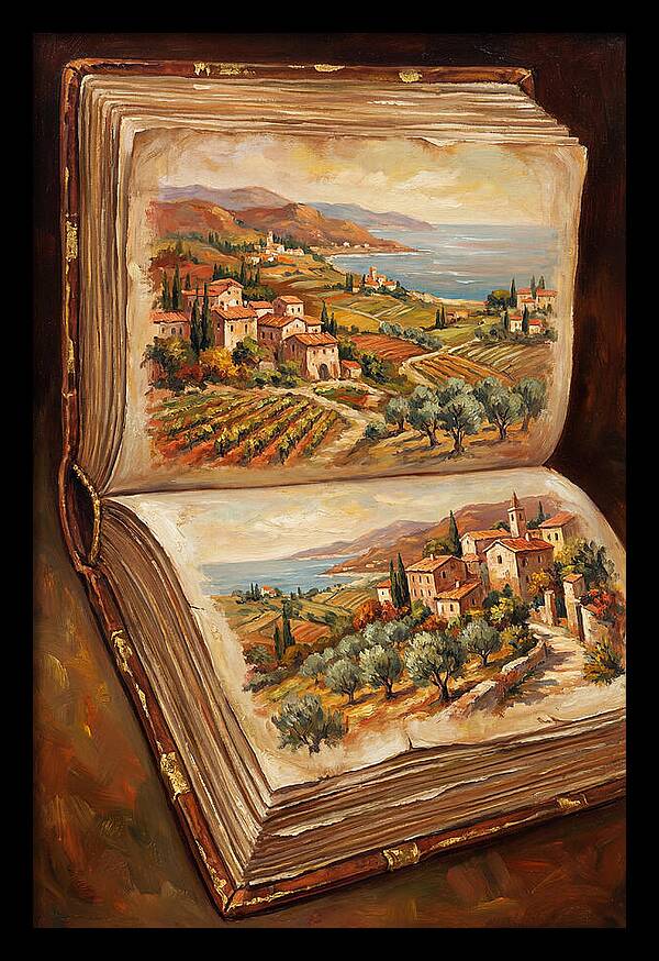 Open Book Of Mediterranean Landscapes
