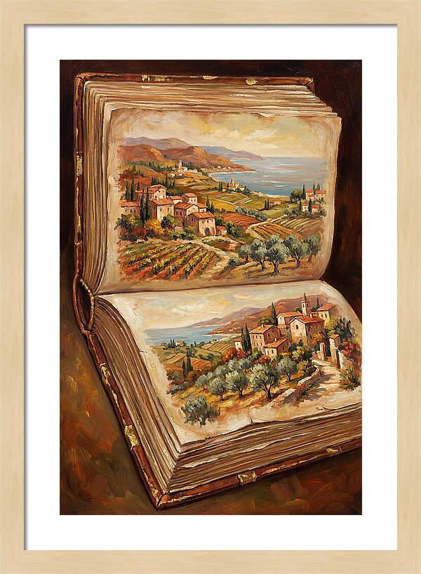 Open Book Of Mediterranean Landscapes