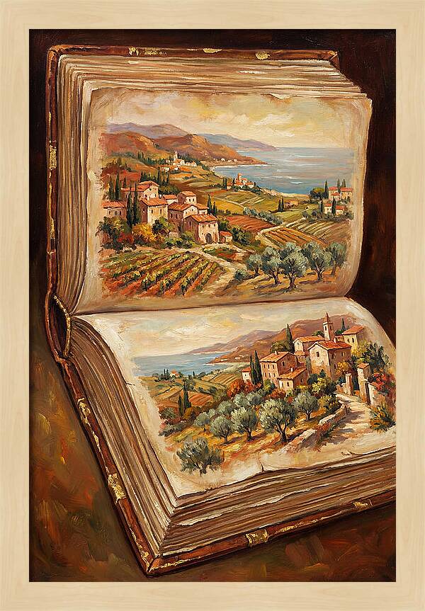 Open Book Of Mediterranean Landscapes