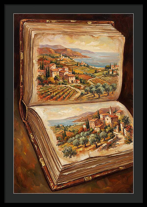 Open Book Of Mediterranean Landscapes
