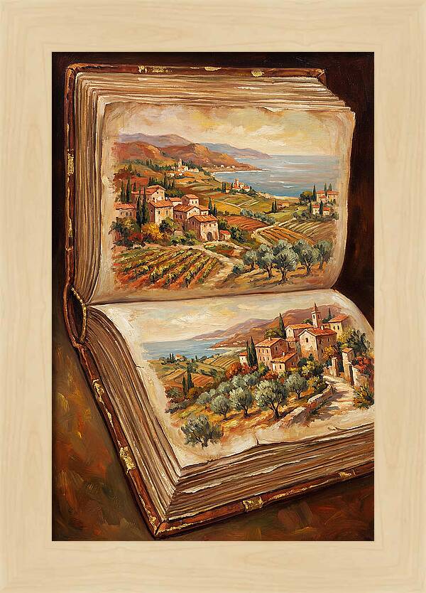 Open Book Of Mediterranean Landscapes
