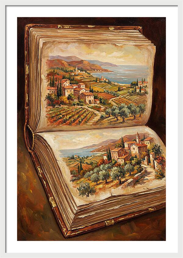 Open Book Of Mediterranean Landscapes