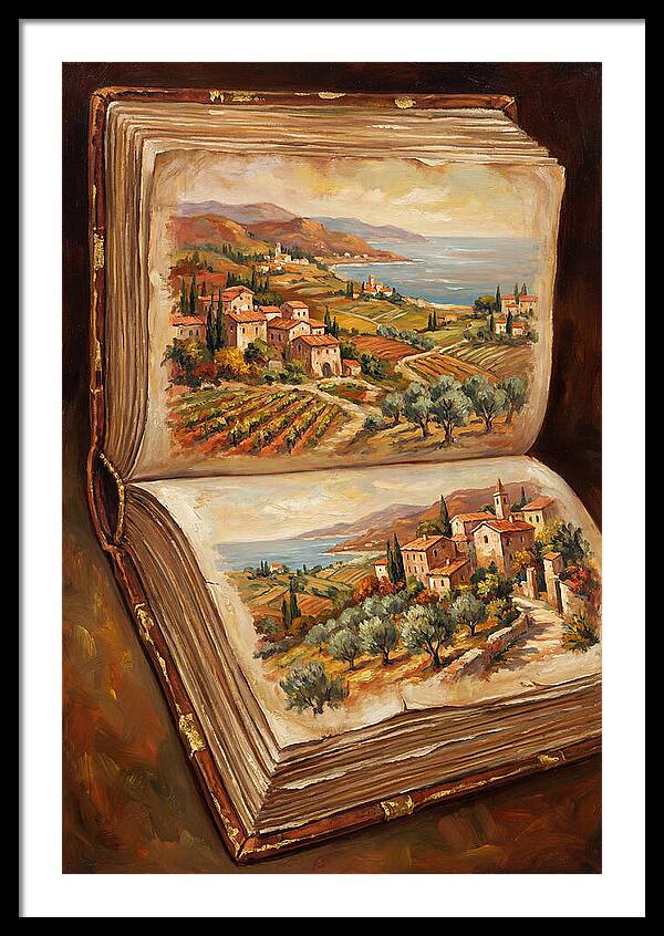 Open Book Of Mediterranean Landscapes