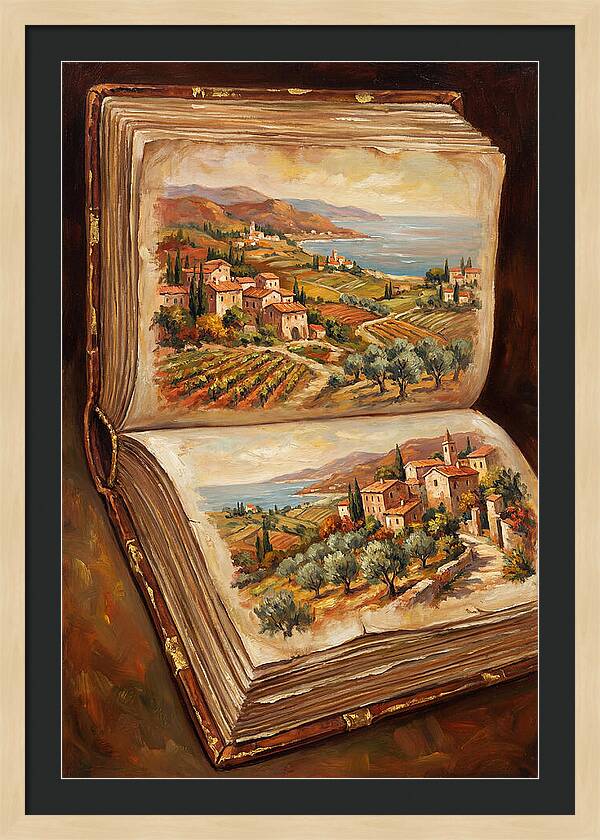 Open Book Of Mediterranean Landscapes