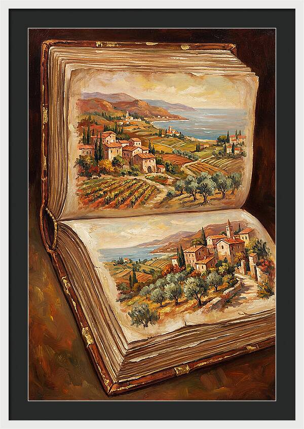 Open Book Of Mediterranean Landscapes