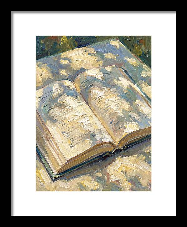 Open Book Under Sunlight