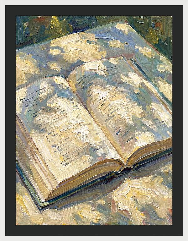 Open Book Under Sunlight