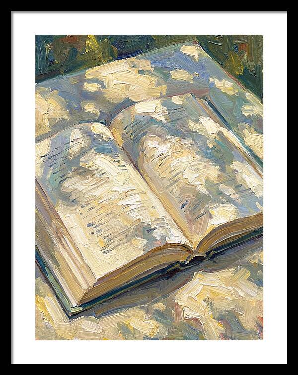 Open Book Under Sunlight