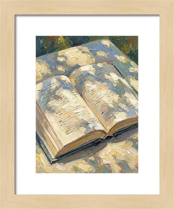 Open Book Under Sunlight