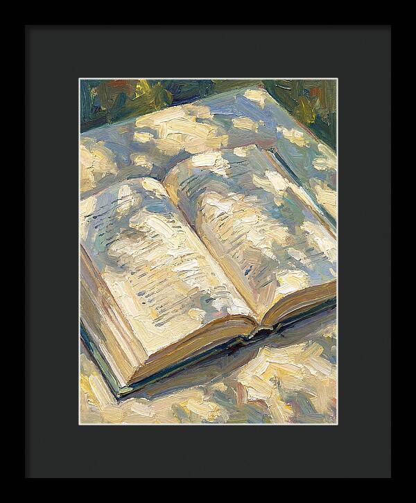 Open Book Under Sunlight