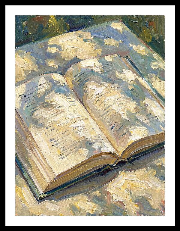 Open Book Under Sunlight